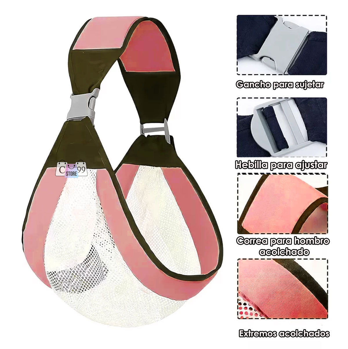 Miniatura 5 de Fular Para Bebes Manos libres PortaBebes